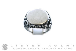 MARIA & LUISA Jewels anello da mignolo in argento 925 brunito misura 7 Ref. AA0030/GR. NUOVO!