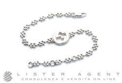 GUCCI bracciale Motivo floreale GG in argento 925 Ref. YBA481687001019. nUOVO!