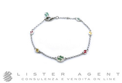 GUCCI bracciale GG in argento 925  e smalto multicolore Ref. YBA728951001. NUOVO!