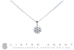 COLLANA in oro bianco 18Kt con diamanti ct 0.50 G Vs. NUOVO!