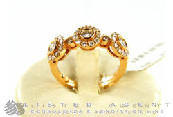 JOVANE ring in 18Kt rose gold with diamonds ct 0,70 Size 13 Ref. JR1208. NEW!