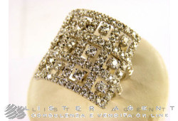 RING in 18Kt white gold with diamonds ct 2,78. NEW!