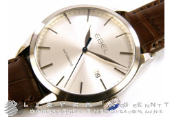 EBEL 100 in steel Argenté AUT Ref. 1216088. NEW!