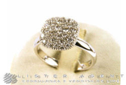 SALVATORE ARZANI ring in 18Kt white gold with diamonds ct 0,59 Size 15. NEW!