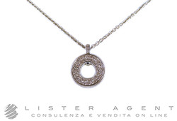 MARCO BICEGO necklace Havana in 18Kt white gold and diamonds ct 0,34 Ref. CG601-B. NEW!