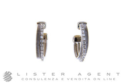 MARCO BICEGO earrings Salisburgo in 18Kt white gold and diamonds ct 0,36 Ref. OG173B. NEW!