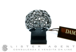 DAMIANI anello Via Lattea in oro nero 18Kt con diamanti Grey ct 1.29 Misura 17 Ref. 20044197. NUOVO!