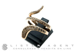 DAMIANI anello Eden in oro rosa 18Kt con diamanti ct 0.66 H Misura 14 Ref. 20062886. NUOVO!