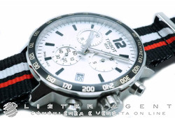 TISSOT T-Sport Seastar Cronografo in acciaio Bianco Ref. T0954171703701. NUOVO!