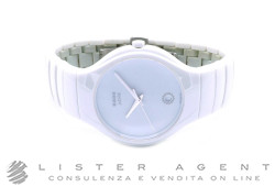 RADO Diastar True Jubilé in ceramica bianca Bianco con diamanti Ref. R27695722. NUOVO!