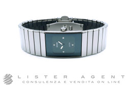 RADO Ceramica Jubilè Lady in ceramica grigia Nero con diamanti Ref. R21827752. NUOVO!