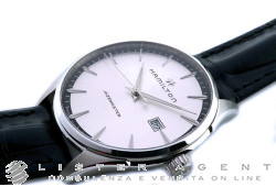 HAMILTON Jazzmaster Quarzo in acciaio Argenté Ref. H32451751. NUOVO!