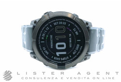 GARMIN Fēnix® 7X Sapphire Solar Edition in titanio Carbon Grey DLC Ref. 010-02541-27. NUOVO!