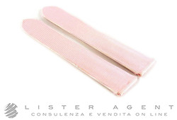 CARTIER cinturino in tela di colore rosa ansa MM 17 Ref. Z3BC6001. NUOVO!