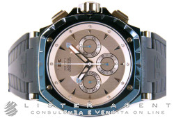 BUTI Stealth Magnum Automatic Chrono Limited Edition in blue Pvd titanium Argenté. NEW!