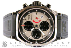 BUTI Yanick Sport Chrono and power reserve Automatic Limited Edition titanium Pvd Argenté. NEW!