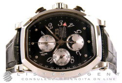 BUTI Fausto Moon Phases Automatic Limited Edition in steel Black. NEW!
