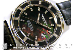 MOMO DESIGN watch Only Time in brushed steel Mother of Pearl Ref. MD-093-E-12. NEW!