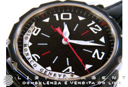 GIO' MONACO Hypnos Automatic in steel Black Ref. 674-A. NEW!