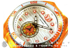 TECHNOMARINE Cruise Beach II Orange in steel, Argenté Ref. 113023. NEW!