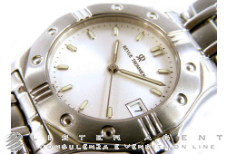 REVUE THOMMEN Only time in steel Argenté Ref. Z70075. NEW!