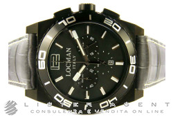 LOCMAN Stealth Mare Chronograph in Pvd titanium Anthracite Ref. 0212BKKA-GYKPSA. NEW!