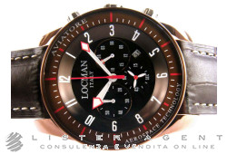 LOCMAN Aviatore Chronograph in Pvd titanium Brown Ref. 0450BNBNFWRNPST. NEW!