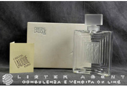LALIQUE bottle for parfum Duncan in crystal. NEW!