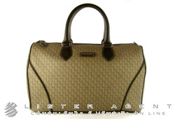 MONTBLANC bag Signature lady The Boston Bag in brown leather with zip Ref. 107775. NEW!