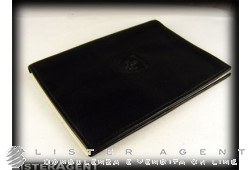FERRARI documents holder with cards holder in black and red leather Ref. FM001508. NEW!