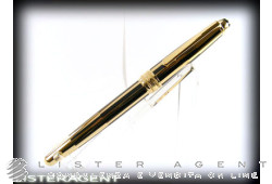 MONTBLANC fountain pen Solitaire Gold & Black in goldplated steel and black enamel Ref. 35979. NEW!