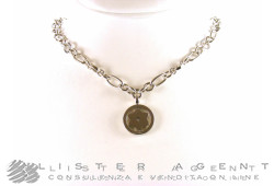 MONTBLANC necklace in 925 silver with diamond Ref. 36645. NEW!