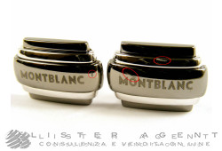 MONTBLANC cufflinks in 925 silver and brunished Ref. 104499. NEW!