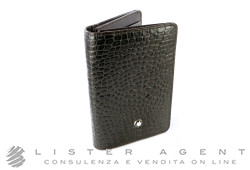 MONTBLANC Meisterstuck Selection 4cc business card holder in mocha leather Ref. ID112616. NEW!