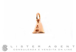 DODO by Pomellato pendant small size Letter A in 9Kt rose gold Ref. DLET9PA. NEW!