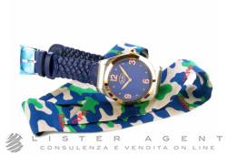 DODO Ibiza in two tone steel Blue Ref. WAD6BLPVD. NEW!