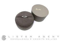 POMELLATO Milano ring in 18Kt white gold with sapphire ct 0.04 Ref. A.A002/O9/ZF. NEW!