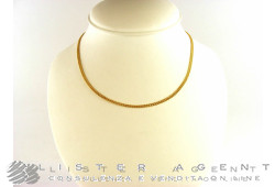 CHANTECLER necklace double string in 18Kt yellow gold. NEW!