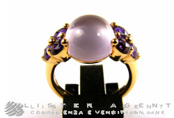 POMELLATO ring Luna in 18Kt rose gold with amethyst Size 14 Ref. AA702O7OI. NEW! -35%
