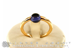 POMELLATO ring M'ama non M'ama in 18Kt rose gold and round iolite Size 16 Ref. AB004T070X. NEW!