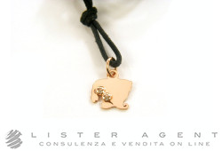 CHANTECLER pendant Scugnizzi Mini Hermit Crab in 9Kt rose gold and diamonds Ref. 35598. NEW!