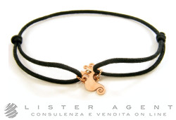 CHANTECLER bracelet Scugnizzi Mini Sea Horse in 9Kt rose gold and diamonds Ref. 35601. NEW!