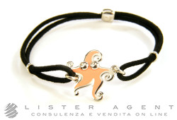 CHANTECLER bracelet Scugnizzi Mini Star Marina in 925 silver with rose enamel and diamonds Ref. 35589. NEW!