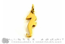 DODO by Pomellato pendant big size Sea Horse in 18Kt yellow gold. NEW!