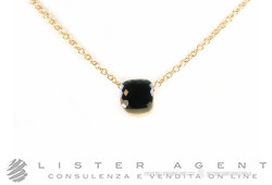 POMELLATO necklace Nudo in 18Kt rose and white gold with London topaze Ref. FB601O6TL. NEW!