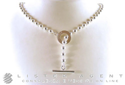 GUCCI Boulle necklace in 925 silver Ref. 135816J84008106. NEW! 