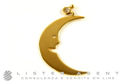PASQUALE BRUNI pendant Moon in 18Kt yellow gold and diamond Ref. 152CNGIOMO13715G. NEW!