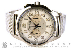 BREITLING TransOcean Chronograph 1915 Limited Edition in steel Argenté AUT Ref. AB141112/G799/154A. NEW!