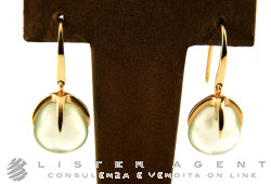 POMELLATO earrings corti Veleno in 18Kt rose gold with prehnite Ref. OA601PO7/PH. NEW!