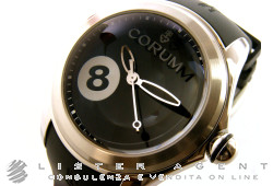 CORUM Bubble Game Palla 8 Limited Edition in steel AUT Ref. 082.310.20/0371BA08. NEW!